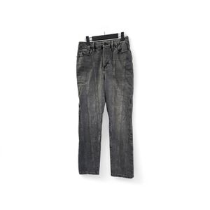 Good American Charcoal Straight Leg Denim